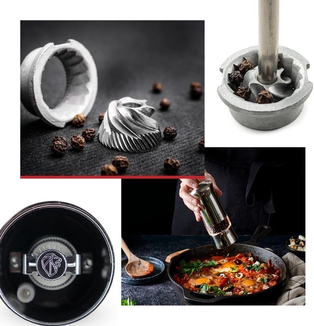 Electric Salt and Pepper Grinder Set 2