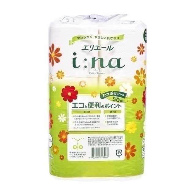 Elleair I:na Double-Ply 50m Floral Scent 12 Rolls 3