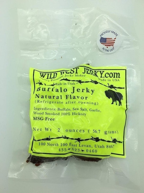 Wood-Smoked Buffalo Jerky 1