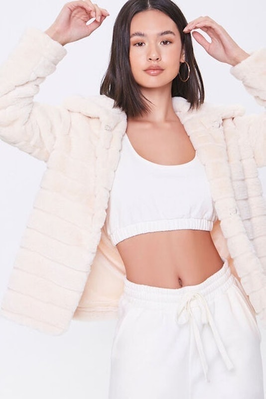 Quilted Faux Fur Coat 1