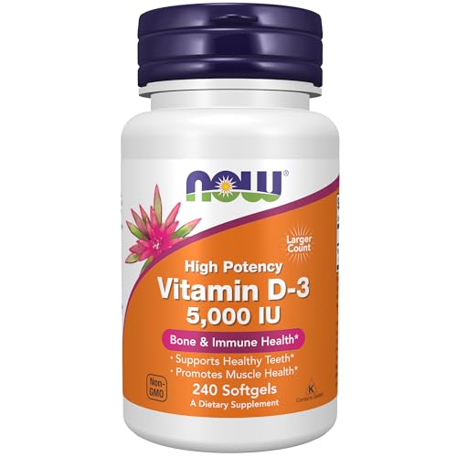 Vitamin D-3 5000 IU Softgels 1