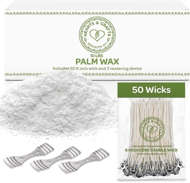 Feathering Palm Wax and Wicks 1