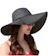 Lanzom 5.5-Inch Wide Brim Straw Hat 1