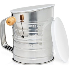 Stainless Steel 3-Cup Flour Sifter