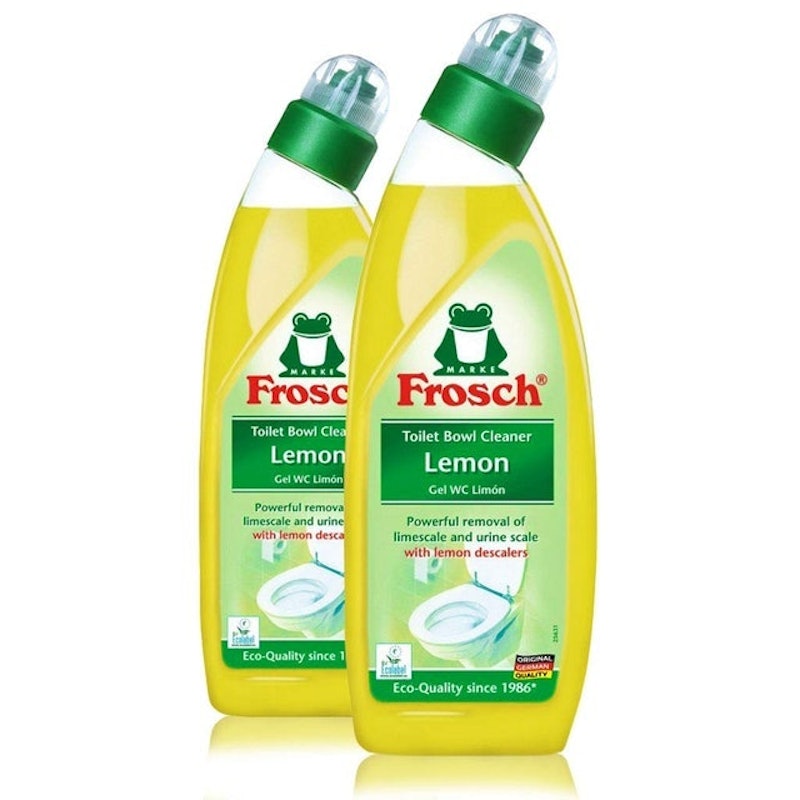 Frosch Lemon Toilet Bowl Cleaner (2 Pack) 1