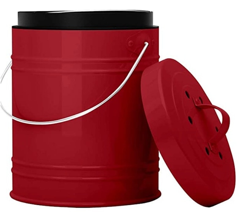 Oversized 1.3 Gallon Kitchen Compost Bin 1
