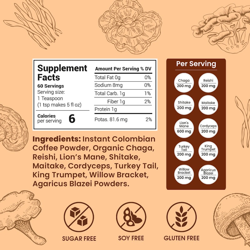 10 Mushrooms Instant Coffee 2