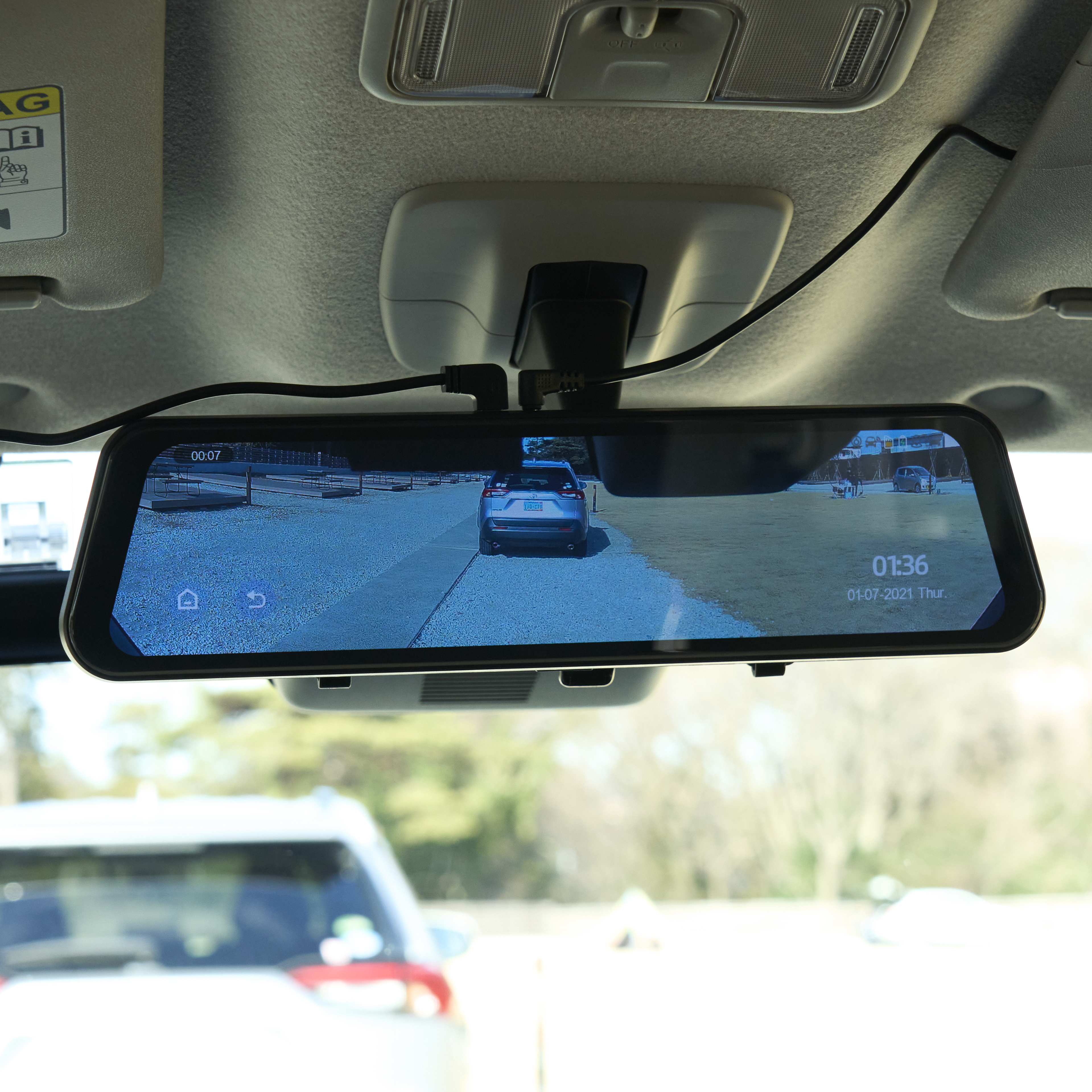 Smart BSD ADAS Dual Mirror Dash Cam 1080p (Front+Rear) with GPS 17