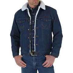 Western Style Lined Denim Jacket