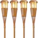 Newhouse Lighting Solar-Powered Flickering Outdoor Island Torches 1