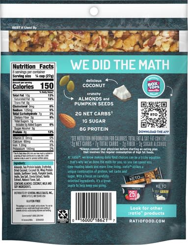 Ratio Keto Friendly Coconut Almond Granola 2
