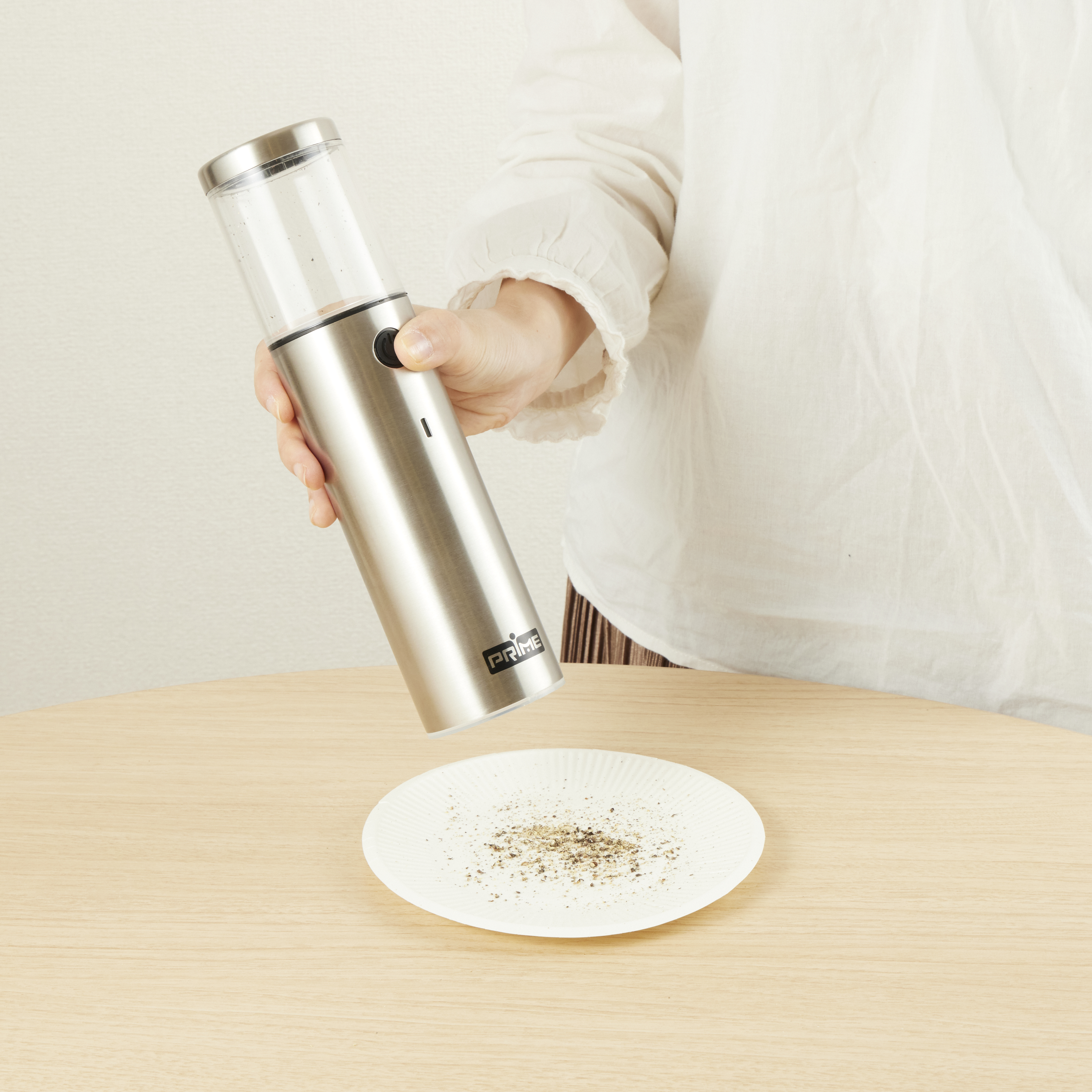 Electric Salt and Pepper Grinder Set 6