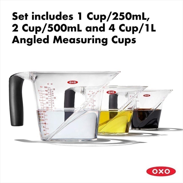 Good Grips 3-Piece Angled Measuring Cup Set 2