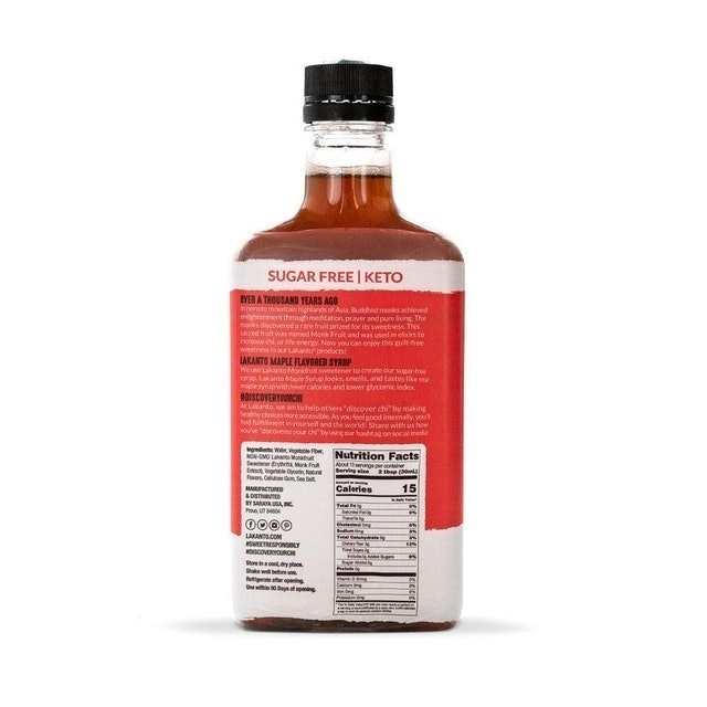 Maple Flavored Sugar-Free Syrup (3 pack) 2
