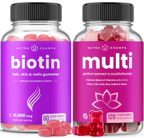 Biotin Gummies and Womens Multivitamin Gummies 1