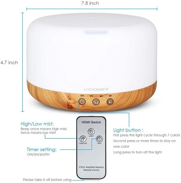 Ultrasonic Essential Oil Diffuser 2