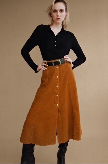 10 Best Women's Corduroy Skirts in 2022 (Lee, Zara, and More) 5