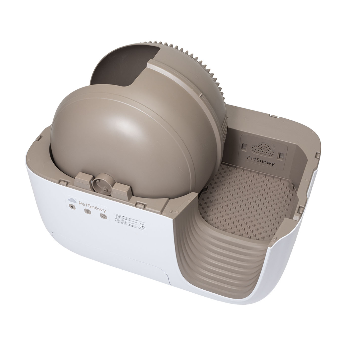 Snow+ Self Cleaning Litter Box white&brown 2