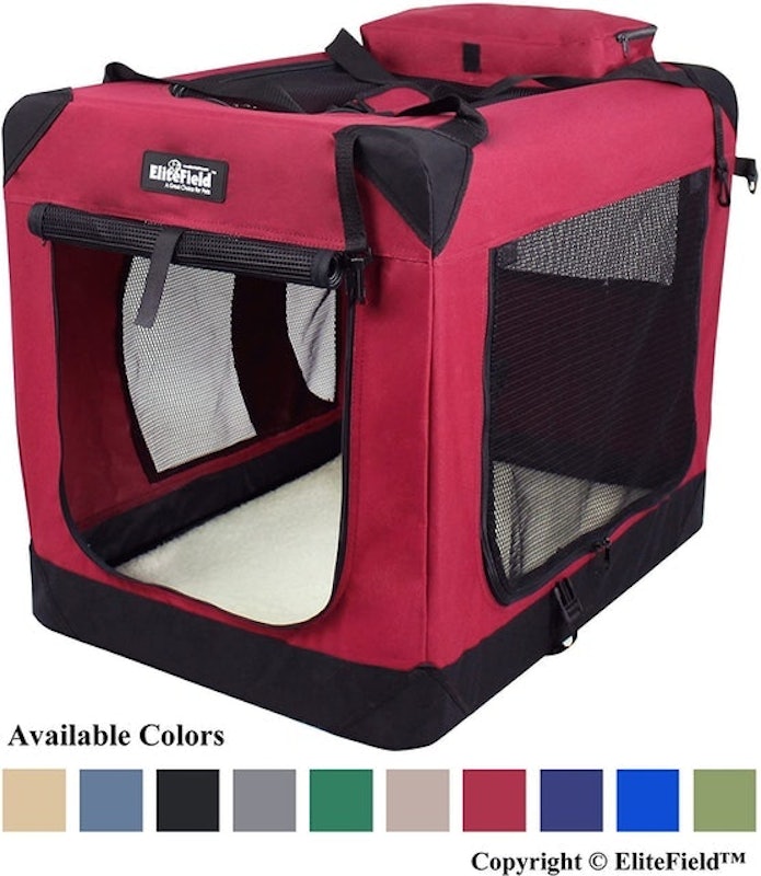 3-Door Folding Soft Dog Crate 1