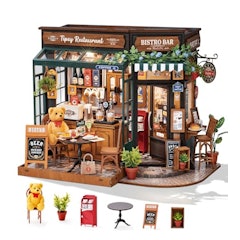 DIY Miniature House Kit 1:18 - Coffee & Bar