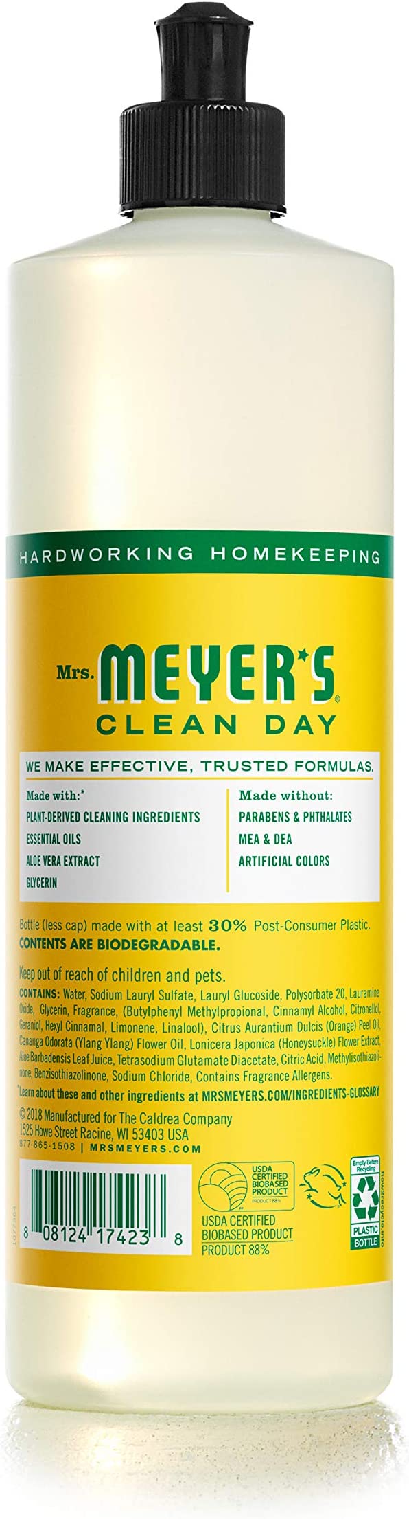 Biodegradable Dish Soap (Honeysuckle) 2