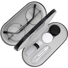 Double-Sided Glasses Case with Mirror