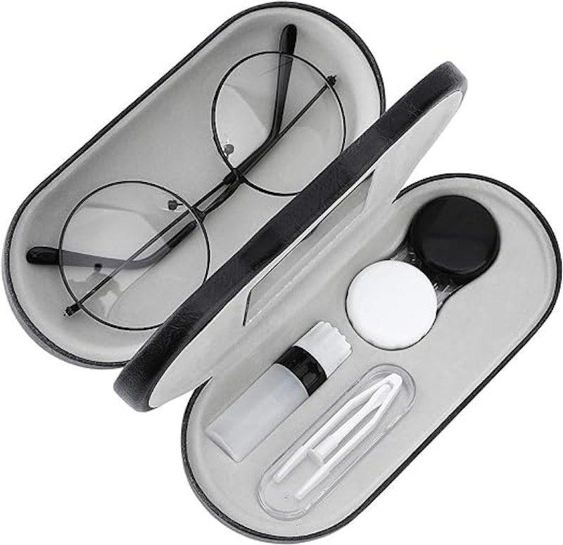 Double-Sided Glasses Case with Mirror 1
