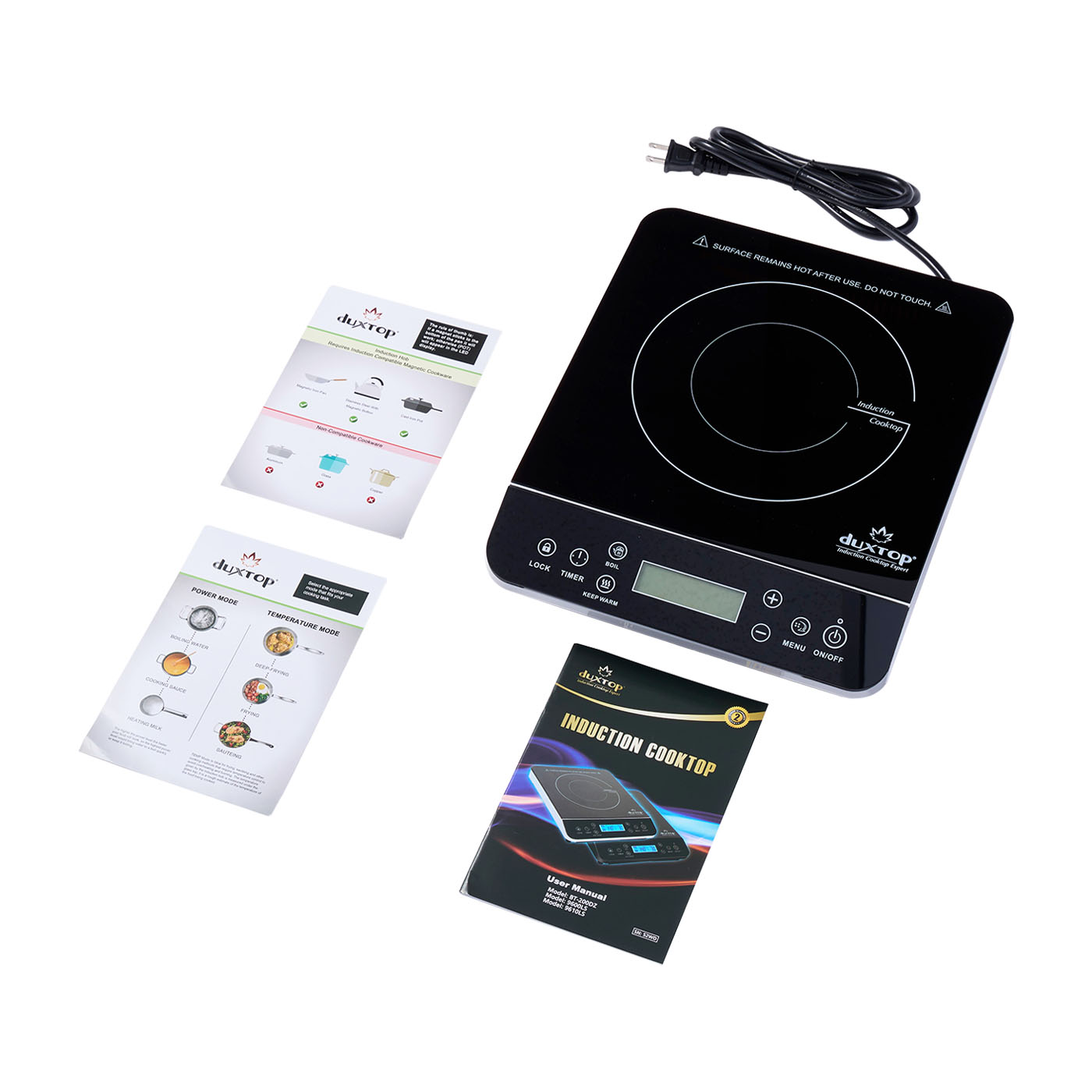 Portable Induction Cooktop with LCD Sensor Touch 3