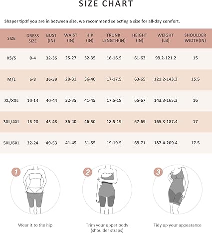 Shapewear for Women Butt Lifter Bodysuit Body Shaper Tummy Control Shapewear 2