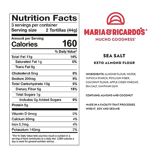 KETO Tortillas, Almond Sea Salt 2