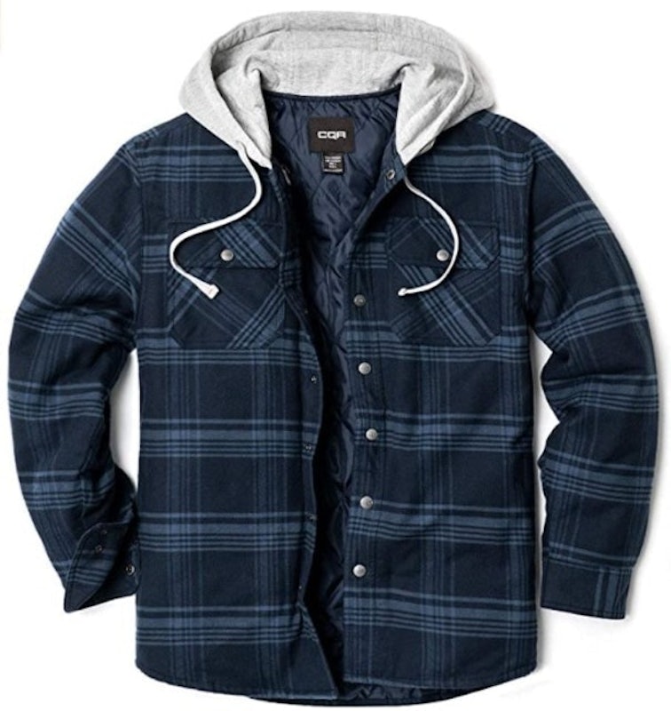Hooded Quilted Flannel Jacket 1