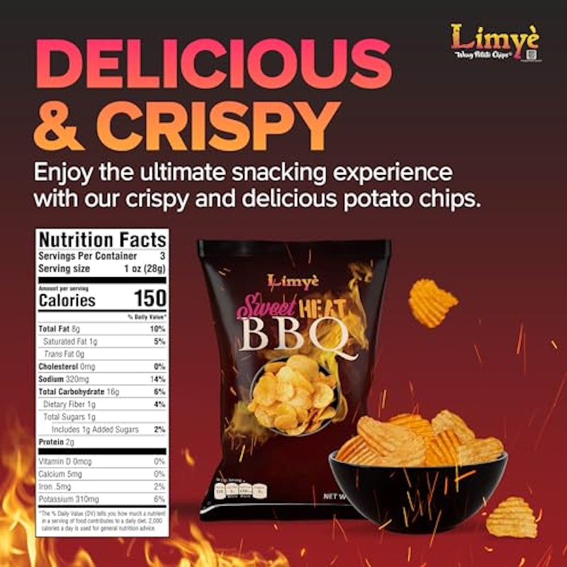 Sweet Heat BBQ Flavored Potato Chips 2