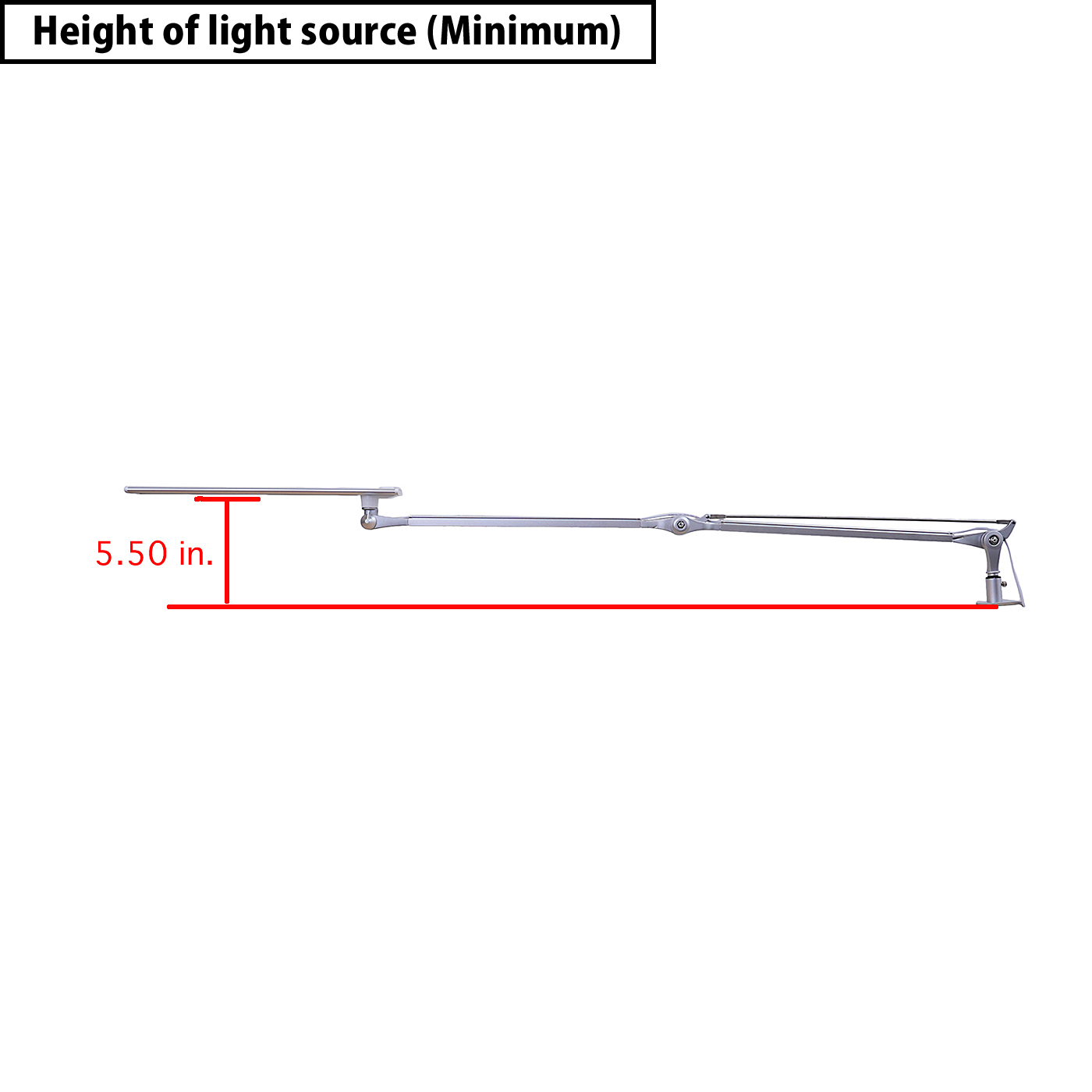 LED Desk Lamp E7 with Clamp 6