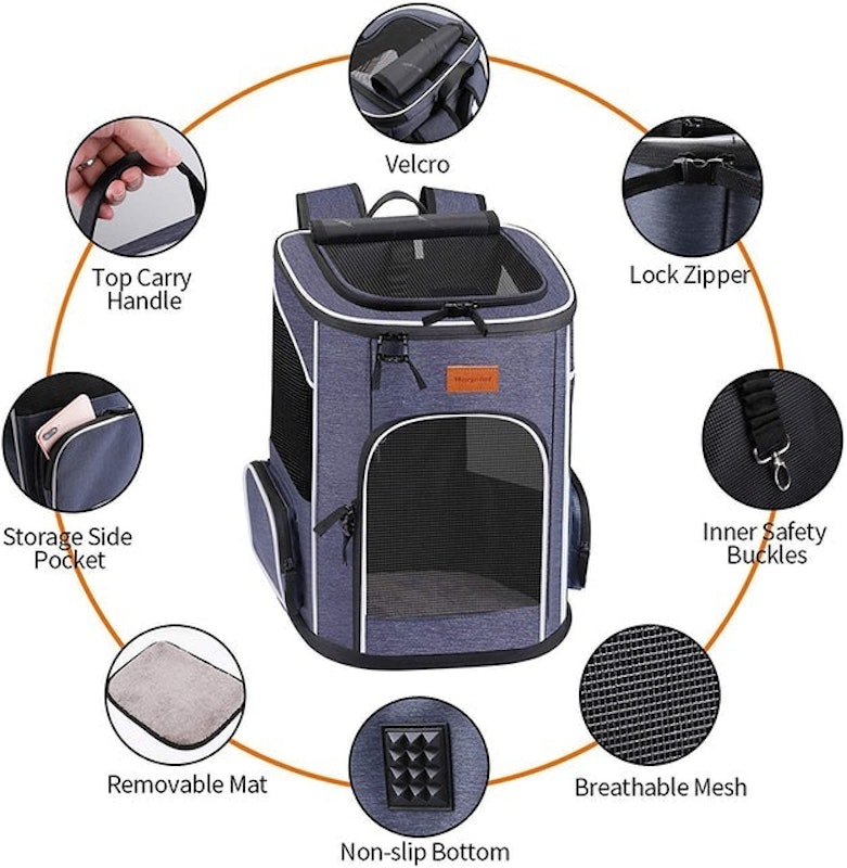 Foldable Backpack Carrier for Small Dogs 4