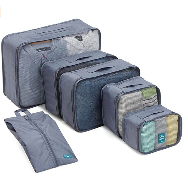 Packing Cubes With Shoe Bag 1