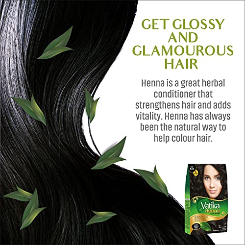 Henna Hair Color - Rich Black 4