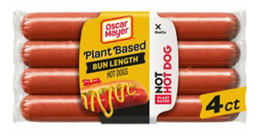 Bun Length Plant Based Not Hot Dogs 1
