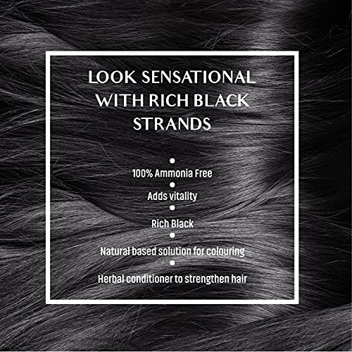 Henna Hair Color - Rich Black 3