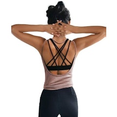 Sexy Backless Yoga Shirt