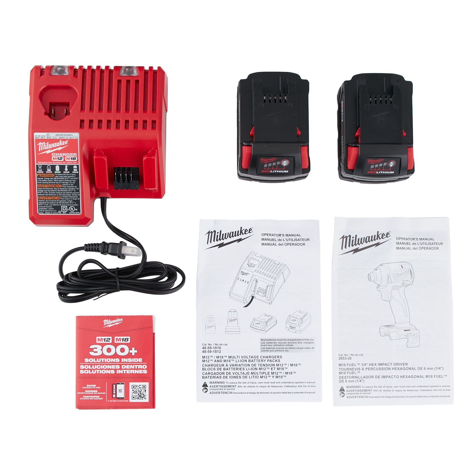 M18 FUEL 1/4" Hex Impact Driver XC Kit 4