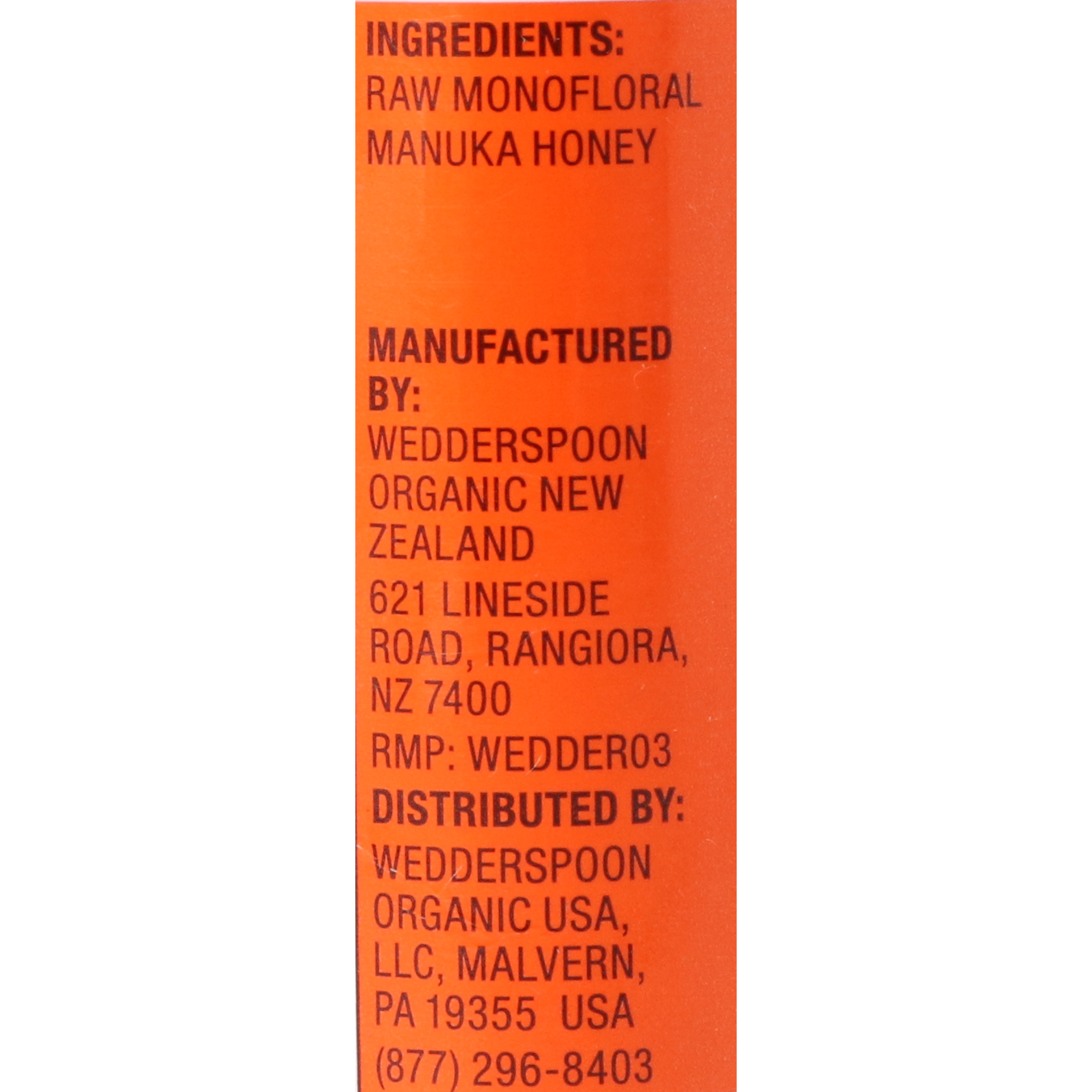 Raw Monofloral Manuka Honey Kfactor 16 3