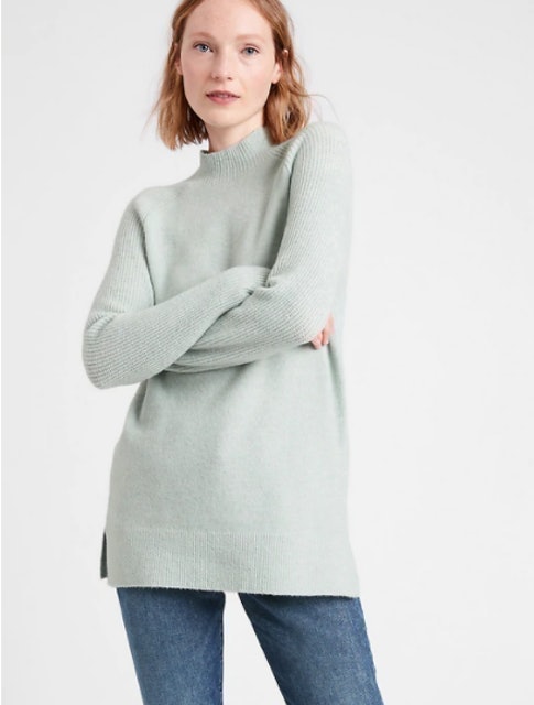 Mock-Neck Sweater Tunic 1