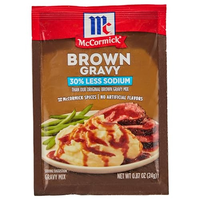 30% Less Sodium Brown Gravy Seasoning Mix 1