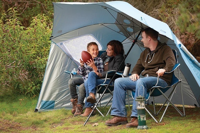 Vented Sun and Rain Canopy Umbrella 2