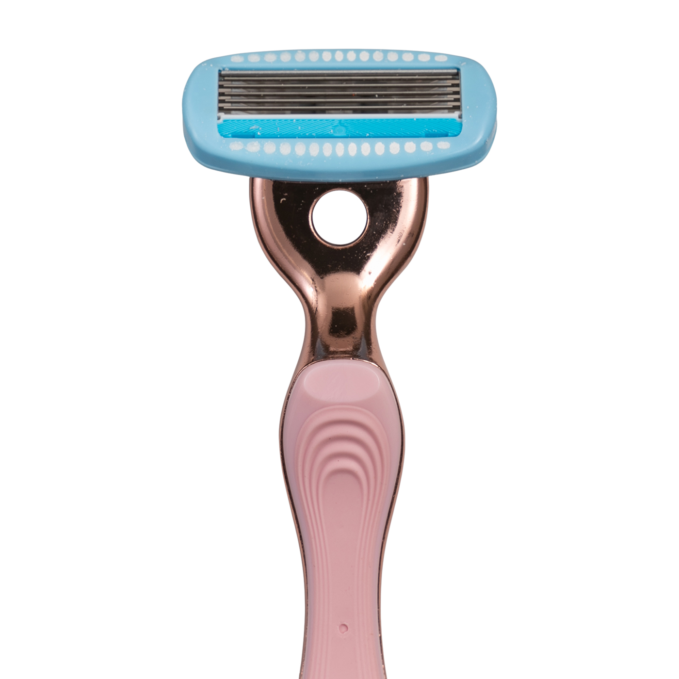 Hydro Silk Rose Gold Metal Handle Razor 3