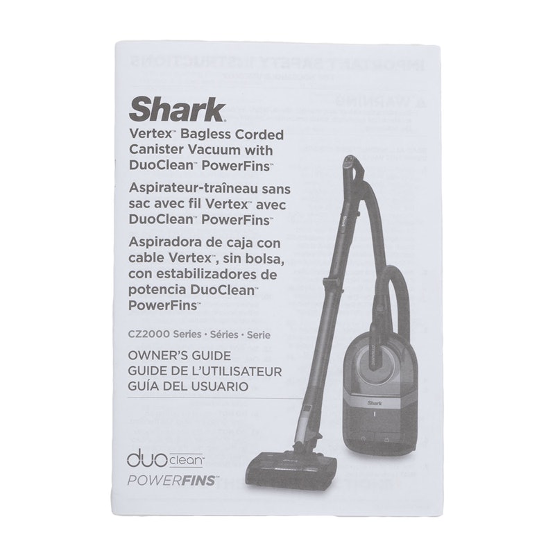Vertex Bagless Corded Canister Vacuum with DuoClean PowerFins 18