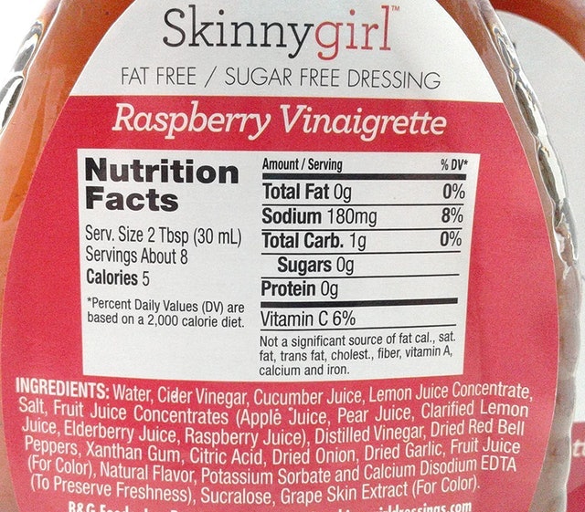 Skinnygirl Raspberry Vinaigrette Salad Dressing 2