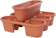Bloem Four Piece Rail Planter Set 1
