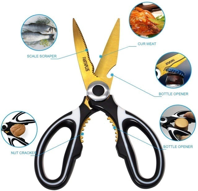 Heavy-Duty Titanium-Coated Shears 2
