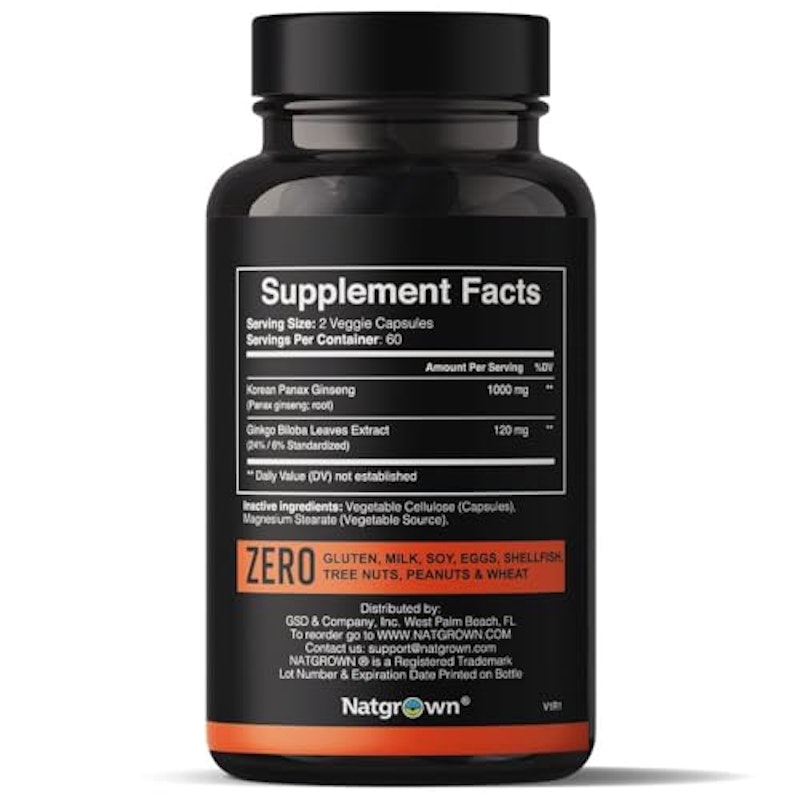 Panax Ginseng & Ginkgo Biloba 2